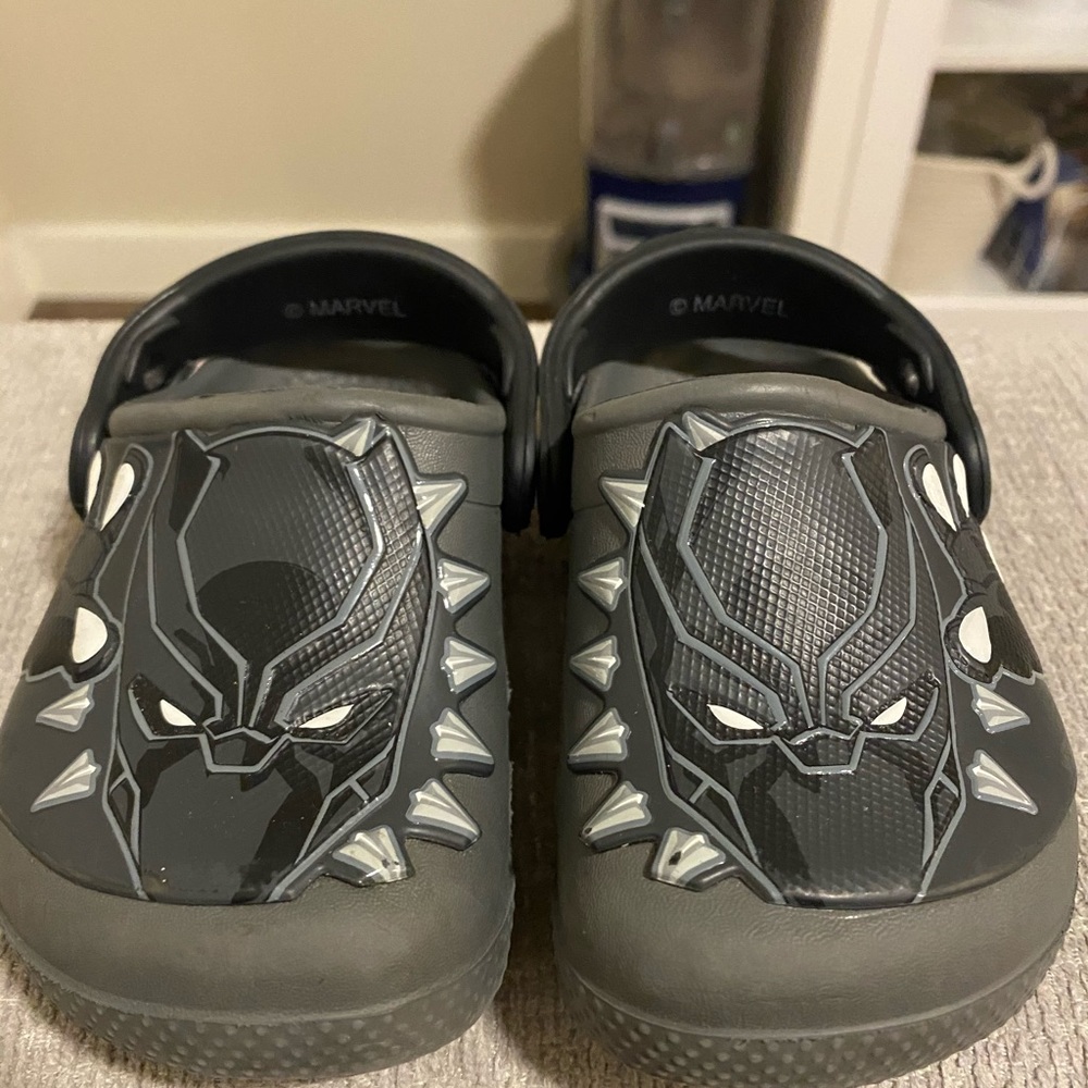 Black panther crocs